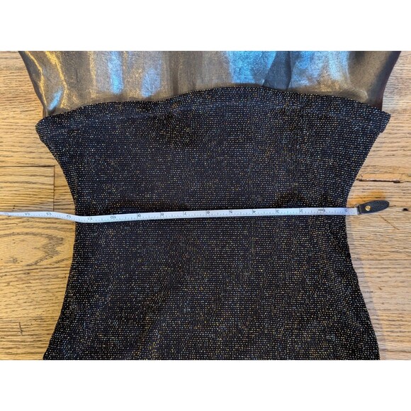 NWT Vintage Cache Evening Gown Size 8 Metallic Princess Maxi Dress - Picture 5 of 13